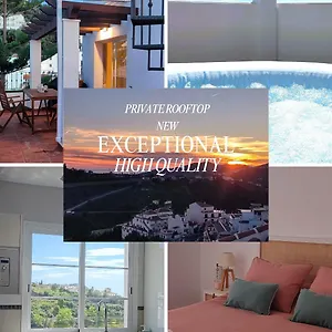Penthouse With Hot Tub And Air Conditioning Offering Breathtaking Panoramic Mountain And Sea Views Cómpeta